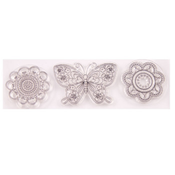 16*5 см пеперуда прозрачен прозрачен силиконов печат печат рязане Направи си сам скрапбукинг гумено оцветяване релефен дневник декор за многократна употреба