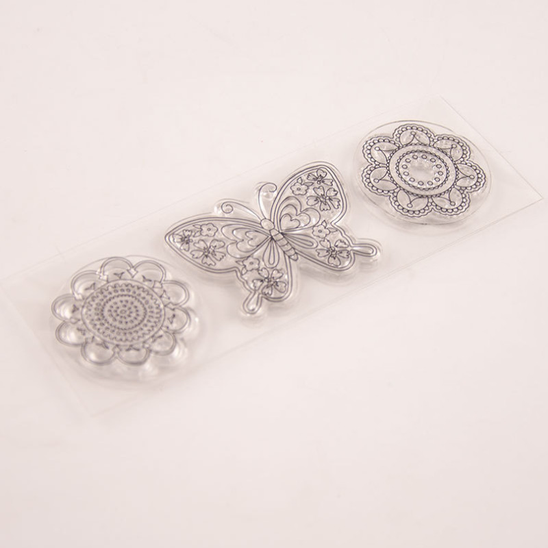 16*5cm Πεταλούδα διαφανής σφραγίδα σιλικόνης Κοπή DIY Scrapbooking Λαστιχένιο χρωματισμό ανάγλυφο Διακόσμηση ημερολογίου Επαναχρησιμοποιήσιμη