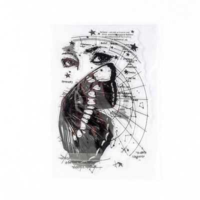 Ștampile din silicon creative, sigilii în relief transparente, ștampile decorative DIY, pentru albume de jurnal, articole de papetărie