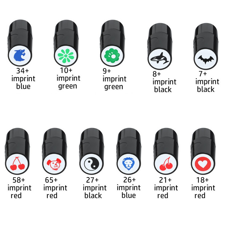 Golf Plastična markica Cherry Love Puppy Cvjetni uzorak Pečat Ručni račun Scrapbooking Dnevnik Uradi sam Dekorativni proizvod ne sadrži tintu