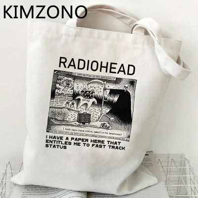 Radiohead bevásárlótáska bevásárlótáska vásárló bolsa bolso bevásárlótáska bolsa compra sac cabas grab
