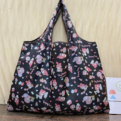 Atkārtoti lietojama iepirkumu soma-rokassoma-plecu soma-uzglabāšanas soma-dzīvnieku soma liela 50 mārciņas jauka pircēja sieviešu soma