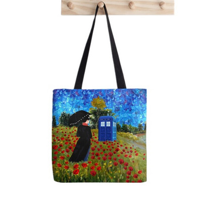 2021. Shopper Mary Poppins osobnost Painted Tote Bag žene Harajuku shopper torbica djevojka Torba za kupovinu na rame Ženska platnena torba