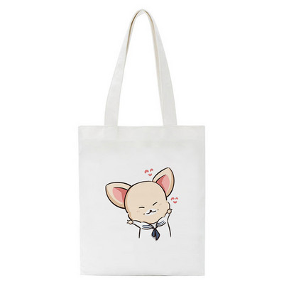 „Harajuku Print“ krepšiai „Paklysti vaikams“ Nešiojami pirkinių krepšiai Drobiniai pirkinių krepšiai Animaciniai filmai Bolsas De Compra Einkaufstaschen 2022 m.