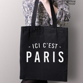 We Are Paris Lionel Messis Sergio Ramos Ici Cest Paris Shopping Bag Platnene torbe Shopper Sigurnosna torba Višekratna Shopper Canvas