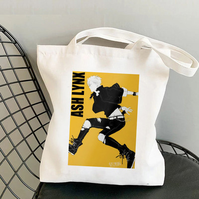 Banana Fish torba za kupovinu torba za recikliranje torba od pamučne jute platnena torba tkana vrećica cabas sacolas