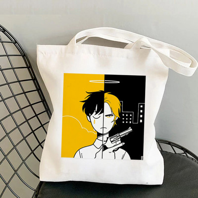 Banana Fish torba za kupovinu torba za recikliranje torba od pamučne jute platnena torba tkana vrećica cabas sacolas