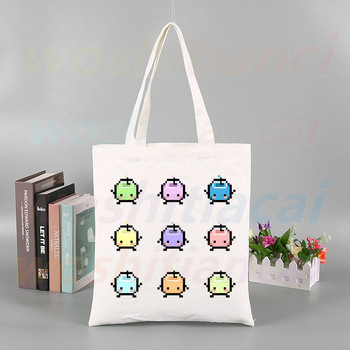 Stardew Valley Gaming Chicken Canvas Bag Casual μεγάλες τσάντες χεριού για γυναίκες Γυναικείες τσάντες αγορών Εκτύπωση τσάντα μεγάλης χωρητικότητας