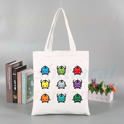 „Stardew Valley Gaming“ vištienos drobinis krepšys Laisvalaikio didelės rankinės moterims Moterų pirkinių rankinės Spausdinti didelės talpos krepšys