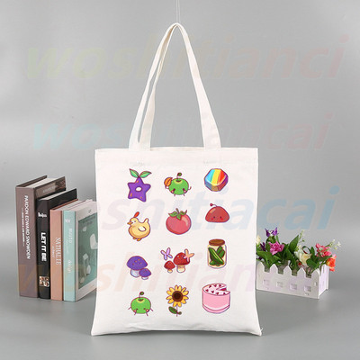 „Stardew Valley Gaming“ vištienos drobinis krepšys Laisvalaikio didelės rankinės moterims Moterų pirkinių rankinės Spausdinti didelės talpos krepšys