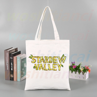 „Stardew Valley Gaming“ vištienos drobinis krepšys Laisvalaikio didelės rankinės moterims Moterų pirkinių rankinės Spausdinti didelės talpos krepšys