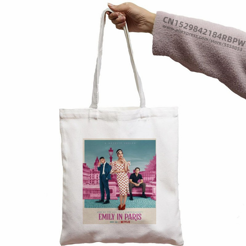 Emily In Paris Platnena kreativna mala torbica za kovanice Smiješna jednostavna torbica za kovanice za muškarce i žene Modni stil Slatki korejski trend