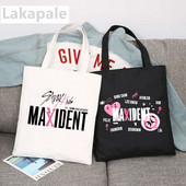 Torba Maxident Modni ispis velikog kapaciteta Ručna traka Ženska platnena torba Studentska torba za kupovinu Torbe na rame