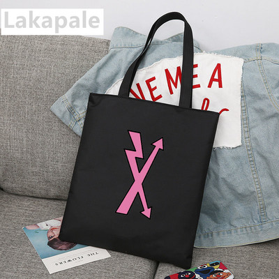 Torba Maxident Modni ispis velikog kapaciteta Ručna traka Ženska platnena torba Studentska torba za kupovinu Torbe na rame