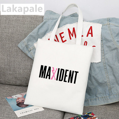 Torba Maxident Modni ispis velikog kapaciteta Ručna traka Ženska platnena torba Studentska torba za kupovinu Torbe na rame
