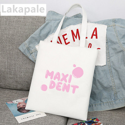 Torba Maxident Modni ispis velikog kapaciteta Ručna traka Ženska platnena torba Studentska torba za kupovinu Torbe na rame