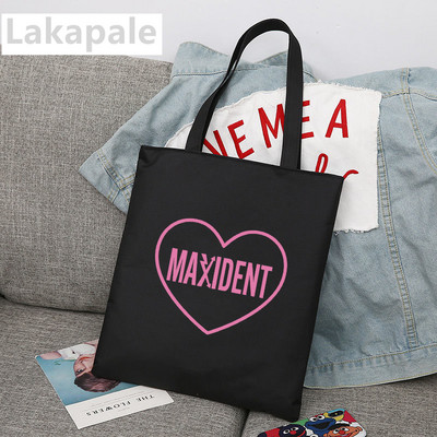 Torba Maxident Modni ispis velikog kapaciteta Ručna traka Ženska platnena torba Studentska torba za kupovinu Torbe na rame