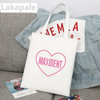 Torba Maxident Modni ispis velikog kapaciteta Ručna traka Ženska platnena torba Studentska torba za kupovinu Torbe na rame