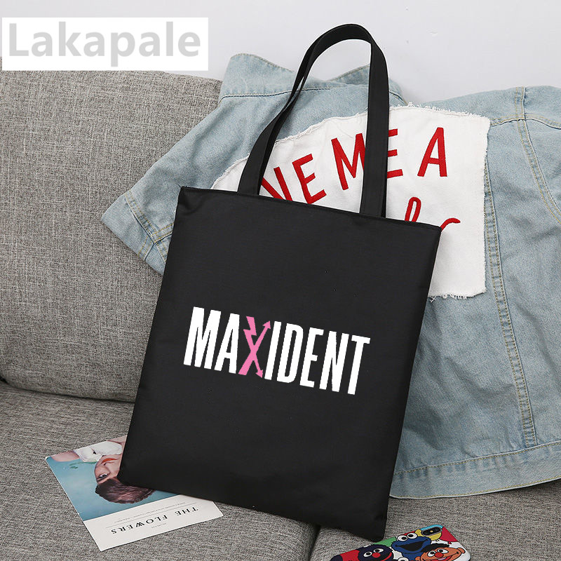 Torba Maxident Modni ispis velikog kapaciteta Ručna traka Ženska platnena torba Studentska torba za kupovinu Torbe na rame