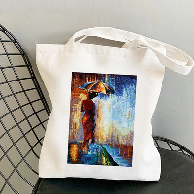 Pircēja Mary Poppins citāts Over Outline Kawaii Bag Harajuku sieviešu iepirkumu soma Audekls Shopper Bag Tote Bag plecu sieviešu soma