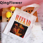 Weeknd torba za kupnju tote shopper shopping bolsa torba platnena mrežasta tkanina sklopiva prilagođena