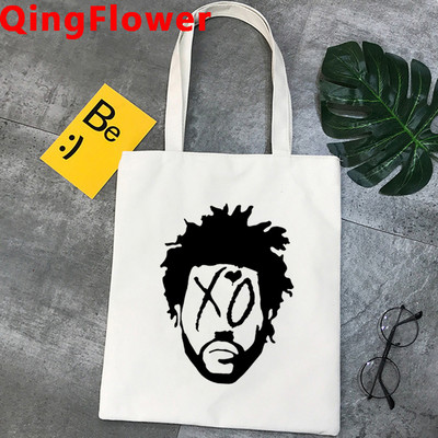 Weeknd torba za kupnju tote shopper shopping bolsa torba platnena mrežasta tkanina sklopiva prilagođena