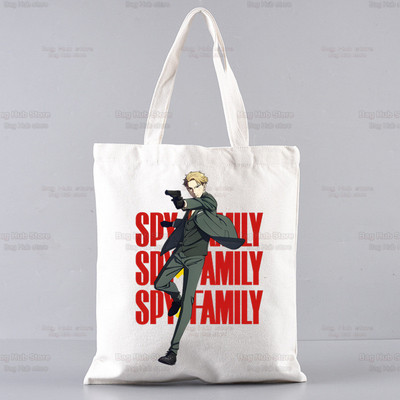 Spy X Family Shopper Geanta Print Canvas Anime Kawaii Anya Forger Genți de mână Genți de mână SPYFAMILY Genți de femei Harajuku Genți de umăr