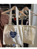 Ležerna ženska modna torba na rame s printom žutog anđela 2023. Ljeto 2023. Vintage platnene ženske torbe Mujer