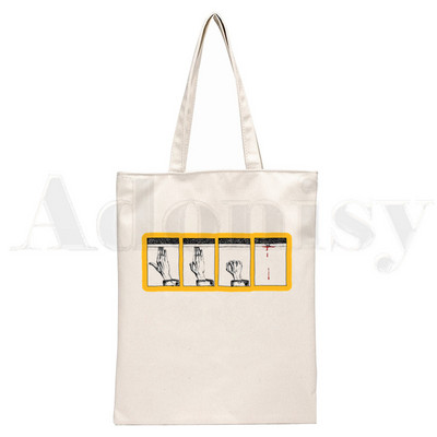 Kill Bill Ninja Hattori Hanzo Graphic Cartoon Print Genți de cumpărături Fete Fashion Casual Pacakge Hand Geantă