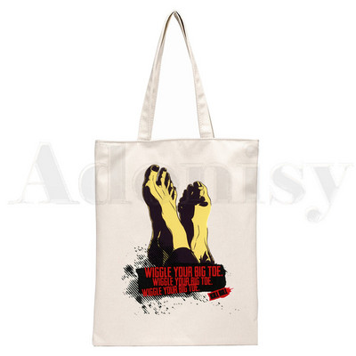 Kill Bill Ninja Hattori Hanzo Graphic Cartoon Print Genți de cumpărături Fete Fashion Casual Pacakge Hand Geantă