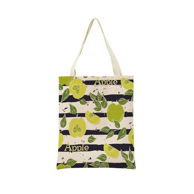 Desen animat Fructe Căpșuni Ananas Imprimare față-verso Geantă de cumpărături Eco Market, pliabilă, portabilă, convenabilă