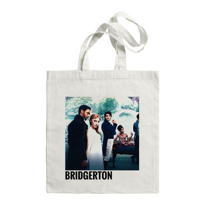 Women Spill The Tea Lady Whistledown's Shirt Bridgerton Graphic TV Series Handbag Shoulder Bags Casual Shopping Γυναικεία τσάντα καμβά