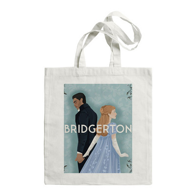 Women Spill The Tea Lady Whistledown's Shirt Bridgerton Graphic TV Series Handbag Shoulder Bags Casual Shopping Γυναικεία τσάντα καμβά