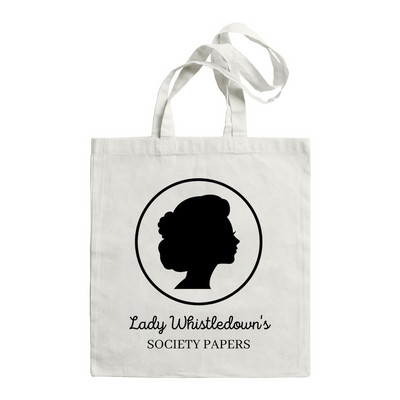 Women Spill The Tea Lady Whistledown's Shirt Bridgerton Graphic TV Series Handbag Shoulder Bags Casual Shopping Γυναικεία τσάντα καμβά