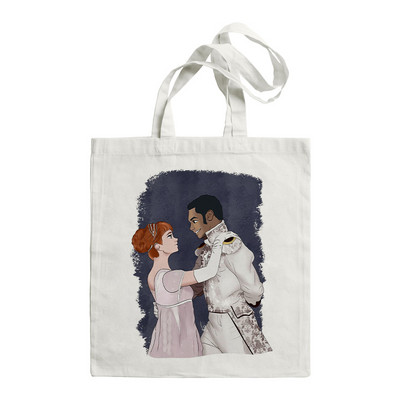 Women Spill The Tea Lady Whistledown's Shirt Bridgerton Graphic TV Series Handbag Shoulder Bags Casual Shopping Γυναικεία τσάντα καμβά