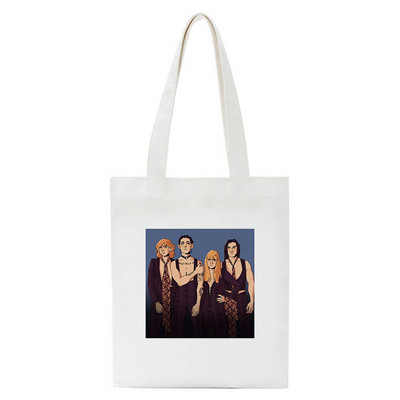 Maneskin Τσάντες αγορών Τσάντα Shopper Τσάντα Tote Τσάντες Τσάντες ώμου Γυναικεία βαμβακερή πάνινη τσάντα παραλίας Unisex Μόδα