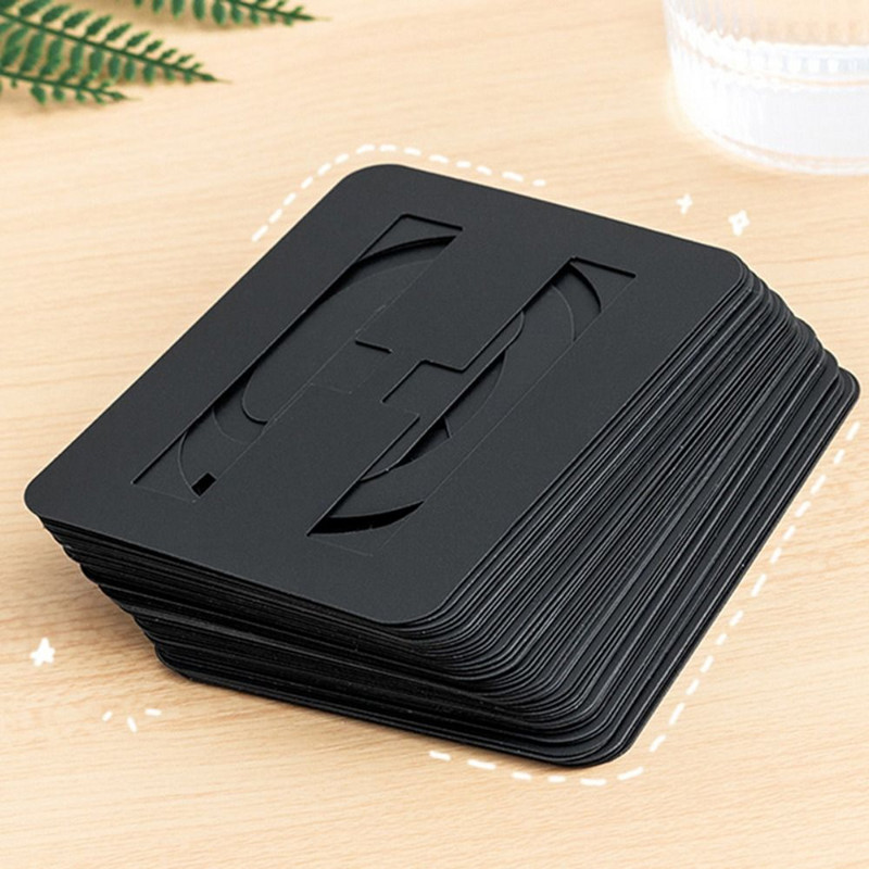 Újrafelhasználható barkácsfestés üreges forma dombornyomó sablon betűszám szimbólum stencil festőtábla bélyegző forma vonalzó