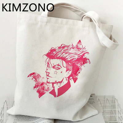 Nákupná taška Hunter x Hunter Hisoka, ekologická recyklovateľná taška, bavlnená opakovane použiteľná taška, nákupná sieťka, sieťové vrecko, vrecko na papier