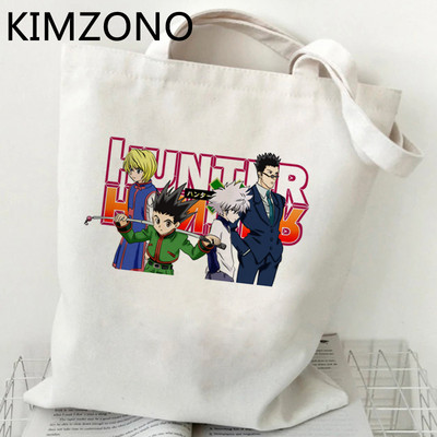 Nákupná taška Hunter x Hunter Hisoka, ekologická recyklovateľná taška, bavlnená opakovane použiteľná taška, nákupná sieťka, sieťové vrecko, vrecko na papier