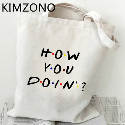 Friends Tv Show torba za kupovinu torba za recikliranje shopper tote torba od jute torba eko torba tkanina sklopivi sacolas