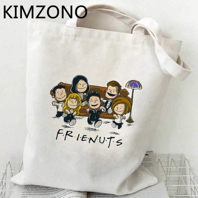Friends Tv Show torba za kupovinu torba za recikliranje shopper tote torba od jute torba eko torba tkanina sklopivi sacolas