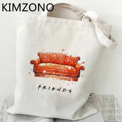 Friends Tv Show torba za kupovinu torba za recikliranje shopper tote torba od jute torba eko torba tkanina sklopivi sacolas