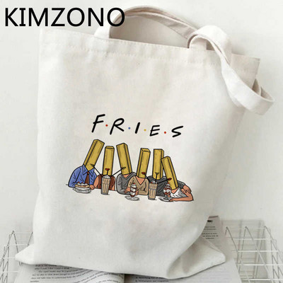 Friends Tv Show torba za kupovinu torba za recikliranje shopper tote torba od jute torba eko torba tkanina sklopivi sacolas