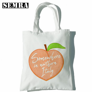 Call me By Your Name Elio Oliver Aethetic Handbags Τσάντες ώμου Casual Shopping Girls Handbag Γυναικεία Κομψή τσάντα από καμβά