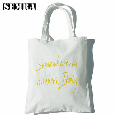 Call Me By Your Name Elio Oliver Aethetic Ručne torbe Torbe na rame Ležerna kupnja Ručna torba za djevojke Ženska elegantna platnena torba