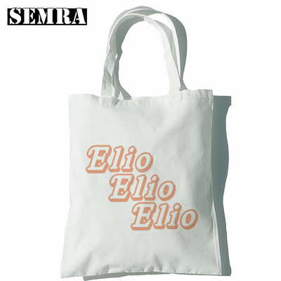 Call Me By Your Name Elio Oliver Aethetic Ručne torbe Torbe na rame Ležerna kupnja Ručna torba za djevojke Ženska elegantna platnena torba