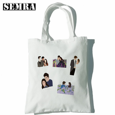 Twilight ženska platnena velika torba Eko torba za kupnju Torba na rame velikog kapaciteta za žene Ženska sklopiva torba za plažu