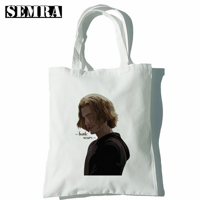 Twilight ženska platnena velika torba Eko torba za kupnju Torba na rame velikog kapaciteta za žene Ženska sklopiva torba za plažu