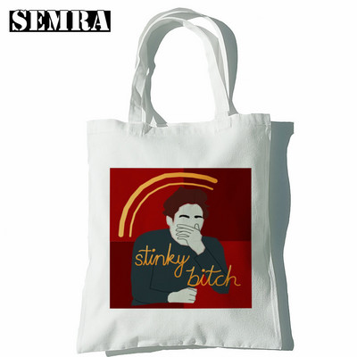 Twilight ženska platnena velika torba Eko torba za kupnju Torba na rame velikog kapaciteta za žene Ženska sklopiva torba za plažu