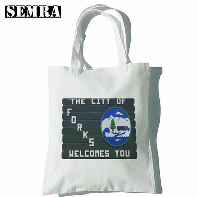 Twilight ženska platnena velika torba Eko torba za kupnju Torba na rame velikog kapaciteta za žene Ženska sklopiva torba za plažu